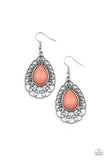 Dream STAYCATION - Orange  Earrings – Paparazzi Accessories