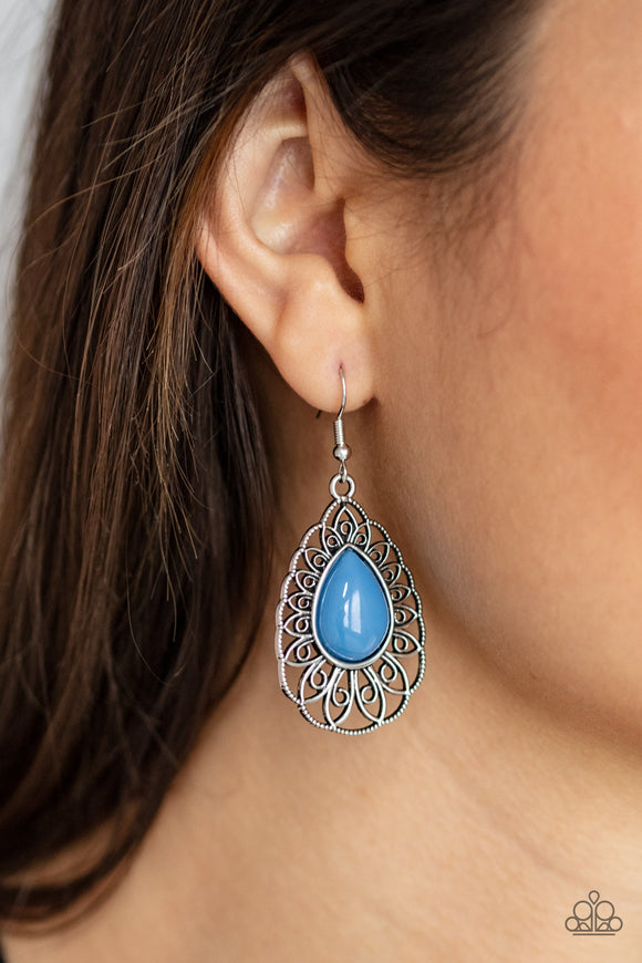 Dream STAYCATION - Blue Earrings – Paparazzi Accessories