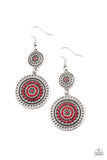 Bohemian Bedazzle - Red Earrings – Paparazzi Accessories