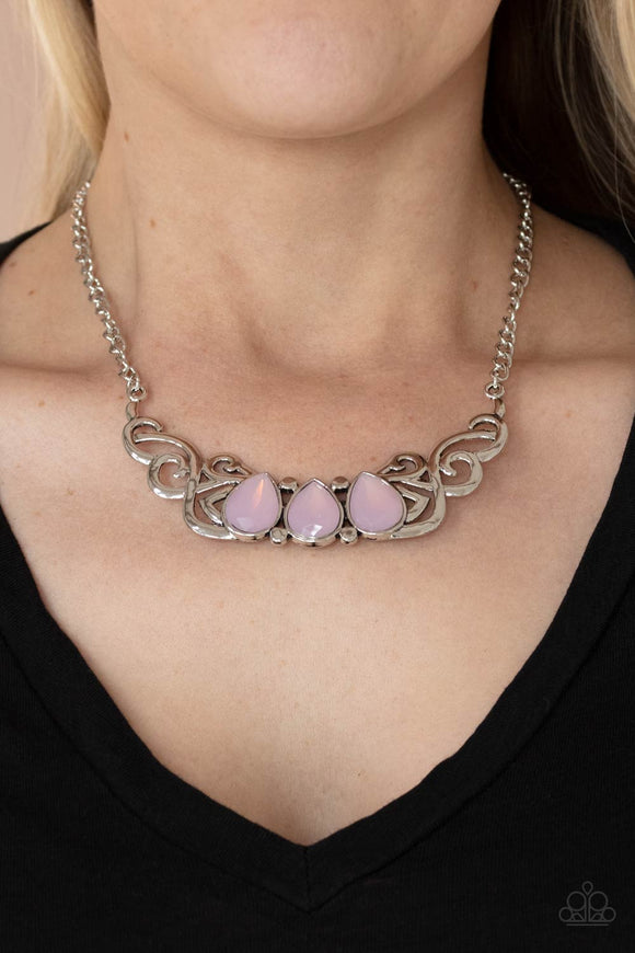 Heavenly Happenstance - Pink  Necklace – Paparazzi Accessories