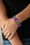 Colorful Coronation - Purple Bracelet – Paparazzi Accessories
