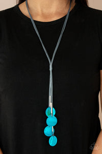 Tidal Tassels - Blue Necklace – Paparazzi Accessories
