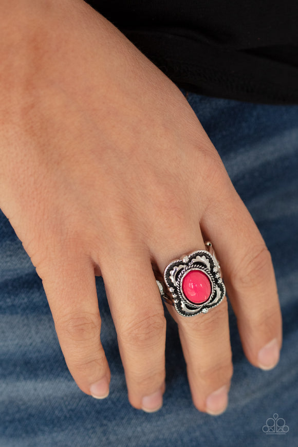 Vivaciously Vibrant - Pink Ring – Paparazzi Accessories