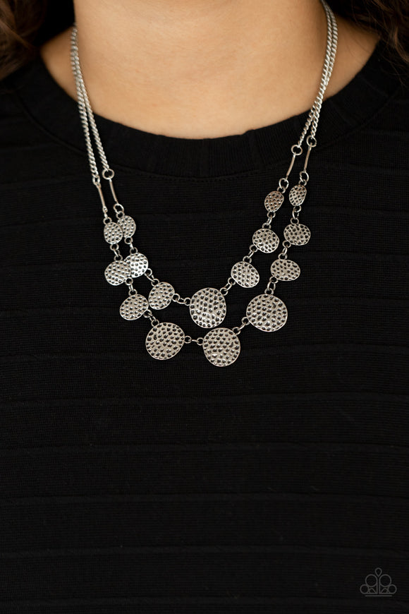 Pebble Me Pretty - Silver Necklace – Paparazzi Accessories