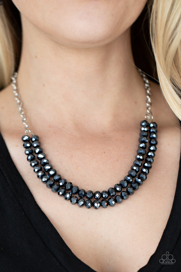 May The FIERCE Be With You - Blue Necklace – Paparazzi Accessories