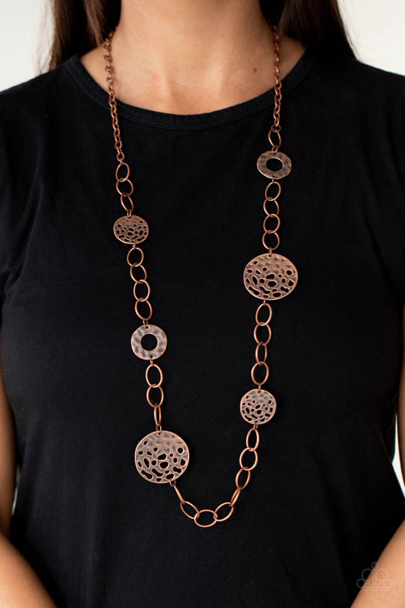 HOLEY Relic - Copper Necklace – Paparazzi Accessories