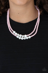 Extended STAYCATION - Pink Necklace – Paparazzi Accessories