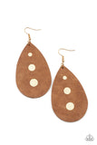 Rustic Torrent - Gold Earrings – Paparazzi Accessories