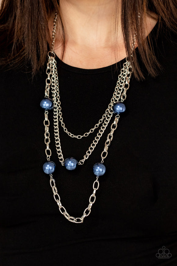 Thanks For The Compliment - Blue Necklace – Paparazzi Accessories