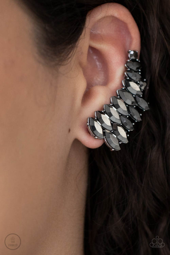 Explosive Elegance - Silver Earrings - Paparazzi Accessories