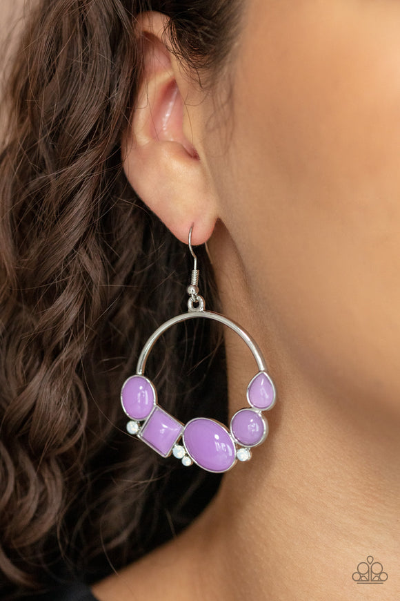 Beautifully Bubblicious - Purple Earrings – Paparazzi Accessories