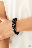 Upcycled Upscale - Black Bracelet – Paparazzi Accessories