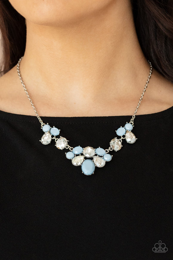 Ethereal Romance - Blue  Necklace – Paparazzi Accessories