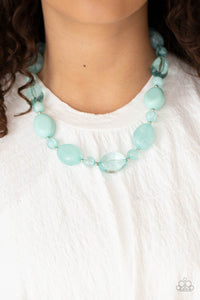 Staycation Stunner - Blue Necklace – Paparazzi Accessories