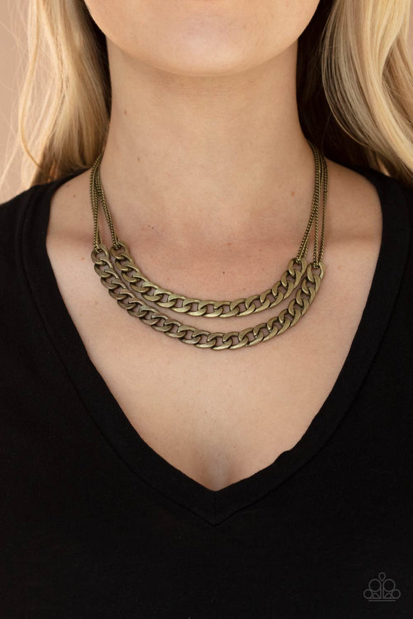 Urban Culture - Brass Necklace – Paparazzi Accessories