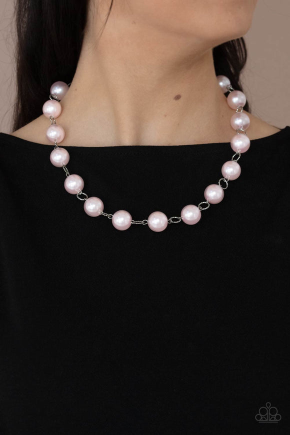 Ensconced in Elegance - Pink Necklace – Paparazzi Accessories