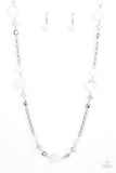 Light-Scattering Luminosity - White Necklace – Paparazzi Accessories