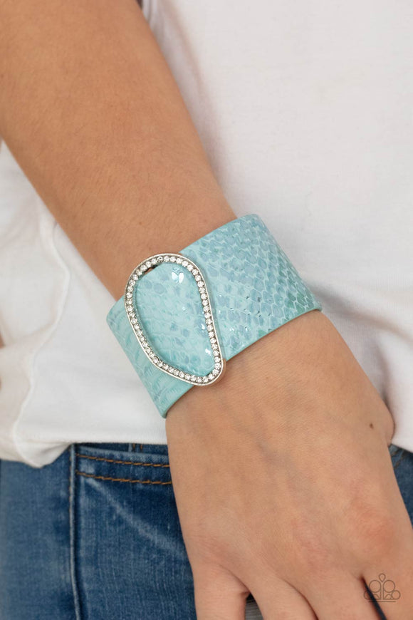 HISS-tory In The Making - Blue Bracelet – Paparazzi Accessories