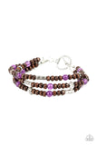 Woodsy Walkabout - Purple Bracelet – Paparazzi Accessories