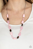 Meadow Escape - Pink  Necklace – Paparazzi Accessories