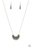 Monumental March - Brass Necklace – Paparazzi Accessories