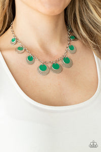 The Cosmos Are Calling - Green Necklace – Paparazzi Accessories