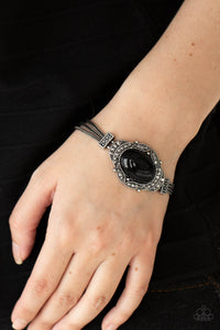 Top-Notch Drama - Black Bracelet – Paparazzi Accessories