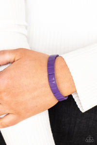 Material Movement - Purple Bracelet – Paparazzi Accessories