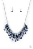 Champagne Dreams - Blue Necklace – Paparazzi Accessories