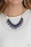 Champagne Dreams - Blue Necklace – Paparazzi Accessories