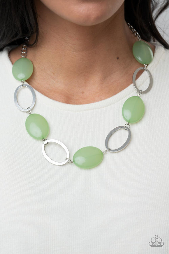 Beachside Boardwalk - Green Necklace – Paparazzi Accessories