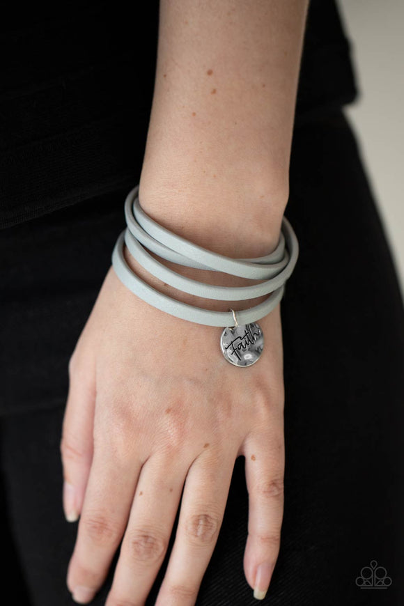 Wonderfully Worded - Silver Bracelet – Paparazzi Accessories
