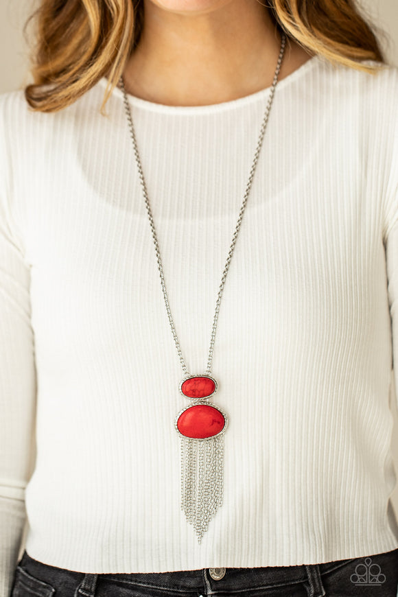 Meet Me At Sunset - Red Necklace – Paparazzi Accessories