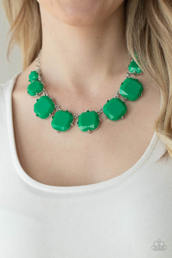 Prismatic Prima Donna - Green Necklace – Paparazzi Accessories