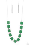 Hello, Material Girl - Green Necklace – Paparazzi Accessories