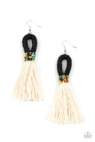 The Dustup - Black Earrings – Paparazzi Accessories