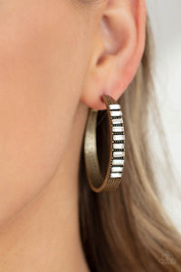 More To Love - Brass Earrings – Paparazzi Accessories