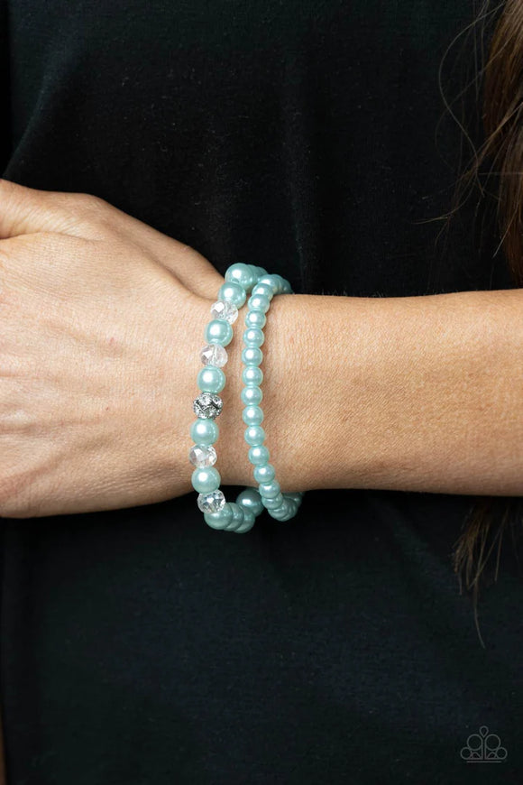 Cotton Candy Dreams - Blue Bracelet – Paparazzi Accessories