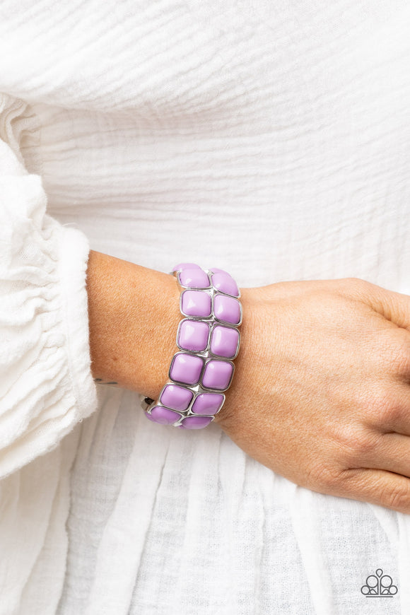 Double The DIVA-ttitude - Purple Bracelet – Paparazzi Accessories