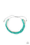 All Beaded Up - Blue Bracelet – Paparazzi Accessories