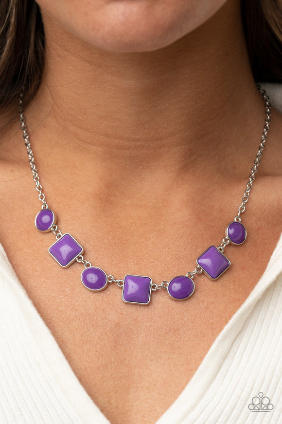 Trend Worthy - Purple Necklace – Paparazzi Accessories