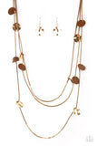 Alluring Luxe - Brown Necklace – Paparazzi Accessories