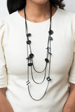 Alluring Luxe - Black Necklace – Paparazzi Accessories