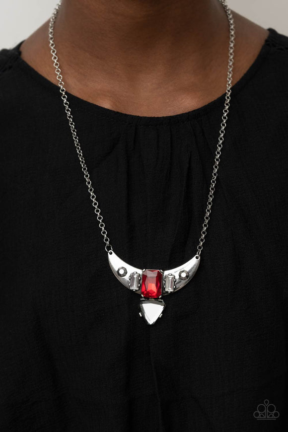 You the TALISMAN! - Red Necklace – Paparazzi Accessories