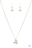 Warm My Heart - Green Necklace – Paparazzi Accessories
