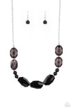 Melrose Melody - Black Necklace – Paparazzi Accessories