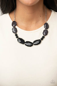 Melrose Melody - Black Necklace – Paparazzi Accessories