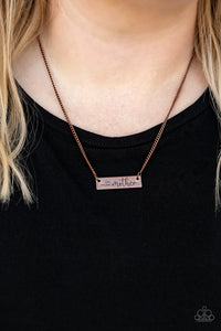 Joy Of Motherhood - Copper Necklace – Paparazzi Accessories