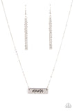 Blessed Mama - Silver Necklace – Paparazzi Accessories
