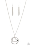 Positively Perfect - Silver Necklace - Paparazzi Accessories